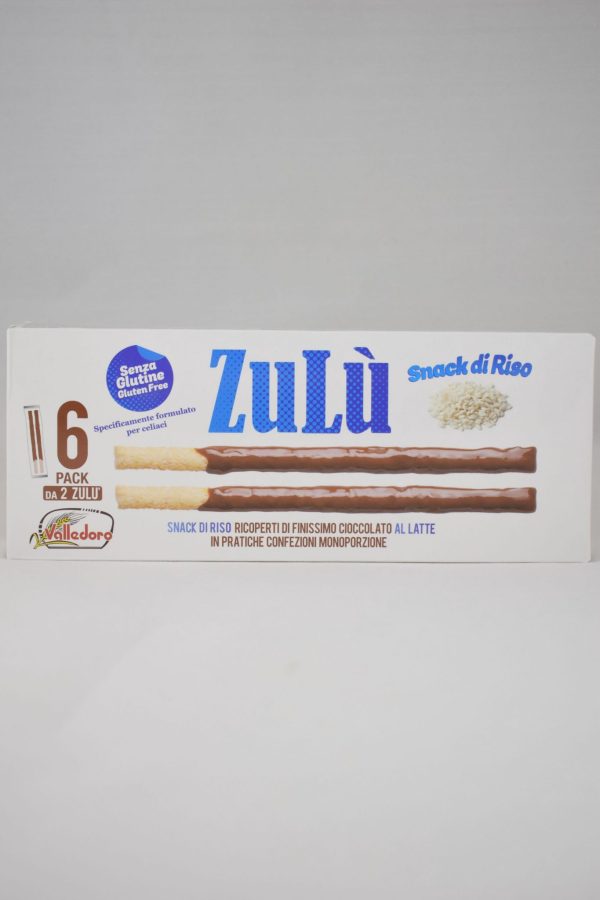 ZULU' AL RISO CON CIOCCOLATO AL LATTE GR.140 VALLEDORO