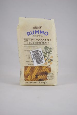 FUSILLI CECI E RISO INTEGRALE GR. 300 RUMMO