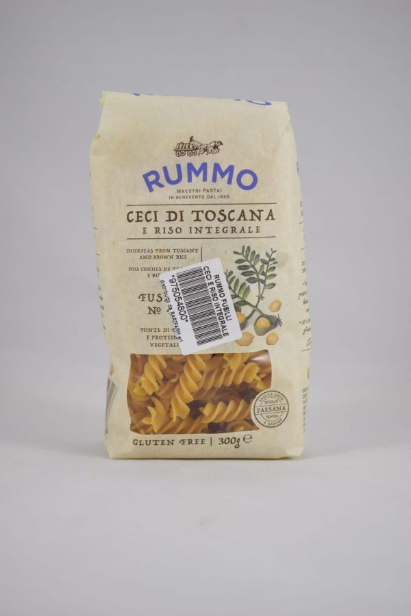 FUSILLI CECI E RISO INTEGRALE GR. 300 RUMMO