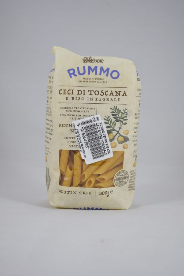 PENNE CECI E RISO INTEGRALE GR. 300 RUMMO