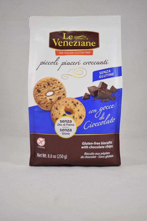 BISCOTTI CON GOCCE DI CIOCCOLATO GR. 250 LE VENEZIANE