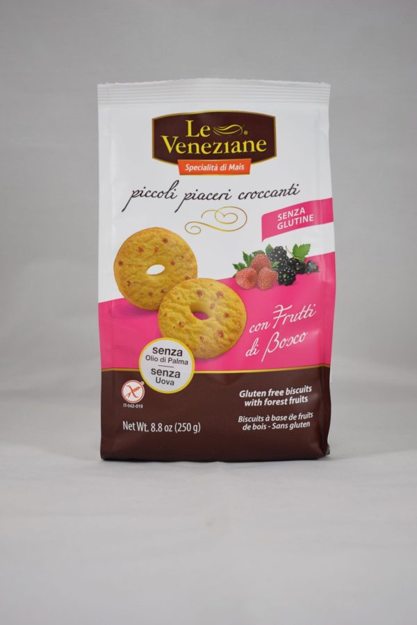 BISCOTTI CON FRUTTI DI BOSCO GR. 250 LE VENEZIANE