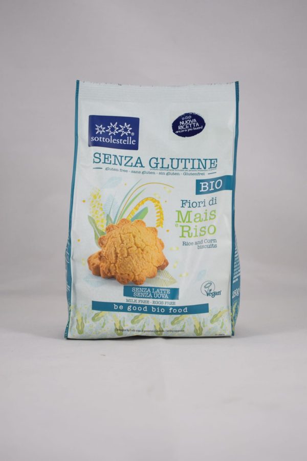 FIORI DI MAIS E RISO BIO SENZA LATTOSIO E UOVA GR. 250 SOTTOLESTELLE
