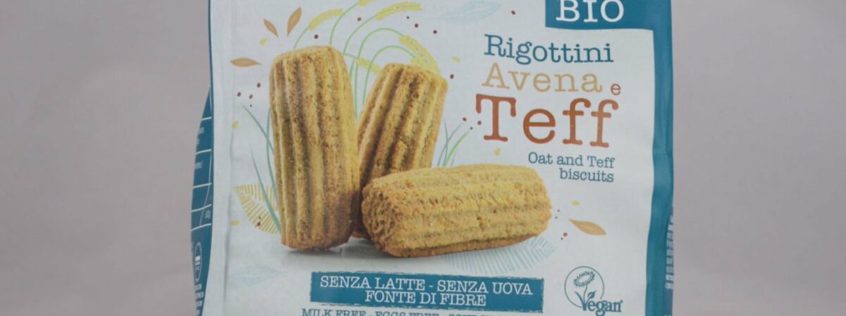 RIGOTTINI AVENA E TEFF BIO SENZA LATTOSIO E UOVA GR. 250 SOTTOLESTELLE