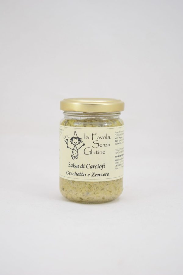 SALSA DI CARCIOFI GRECHETTO ZENZERO GR. 180 LA FAVOLA SENZA GLUTINE