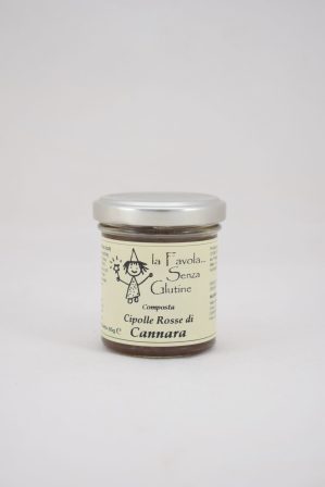 COMPOSTA CIPOLLE ROSSE DI CANNARA GR. 130 LA FAVOLA SENZA GLUTINE