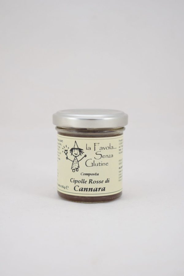 COMPOSTA CIPOLLE ROSSE DI CANNARA GR. 130 LA FAVOLA SENZA GLUTINE