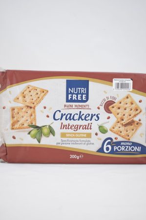CRACKERS INTEGRALI GR. 33X6 PZ NUTRIFREE