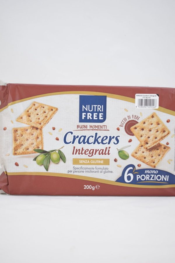 CRACKERS INTEGRALI GR. 33X6 PZ NUTRIFREE