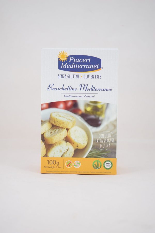 BRUSCHETTINE MEDITERRANEE GR 100 PIACERI MEDITERRANEI