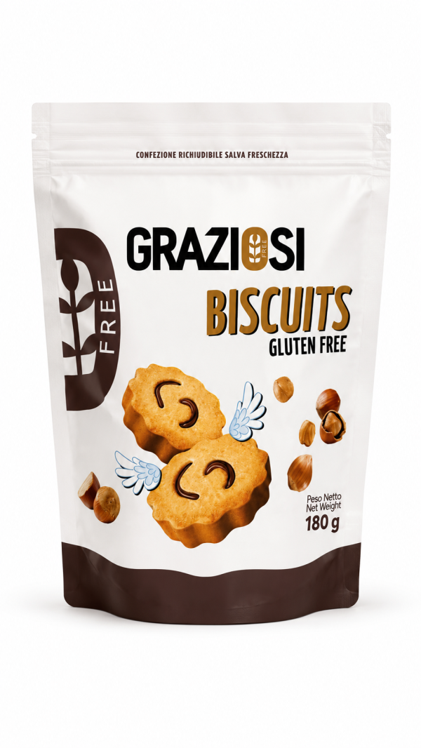 Biscuits farciti alla gianduia gr 180 Laboratorio Graziosi