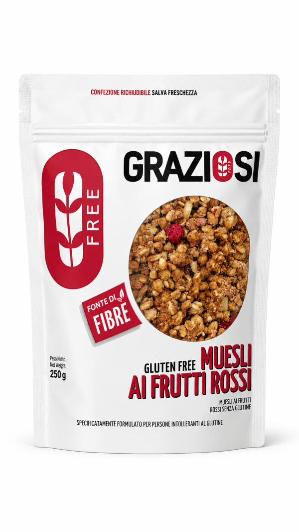 Muesli ai frutti rossi gr 250 Laboratorio Graziosi