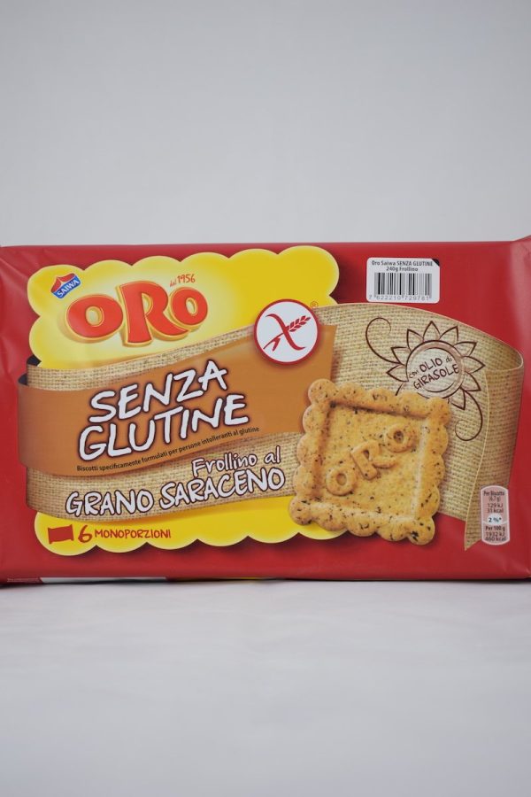 BISCOTTI AL GRANO SARACENO GR.240 ORO SAIWA