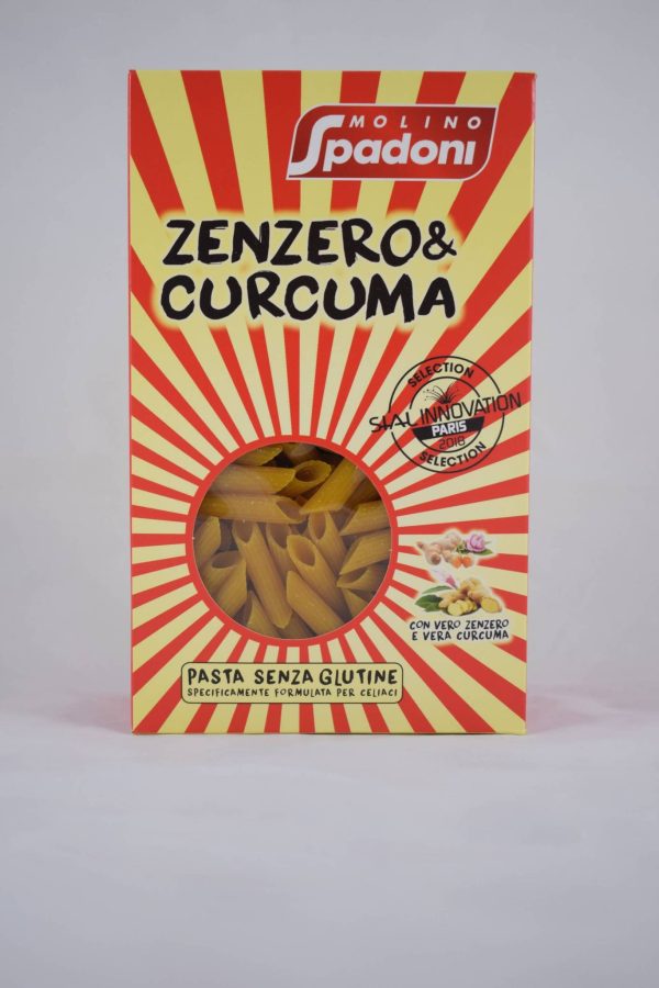PENNE ZENZERO E CURCUMA GR.400 MOLINO SPADONI