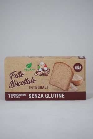 Fette biscottate integrali senza lattosio vegan gr 200 Inglese