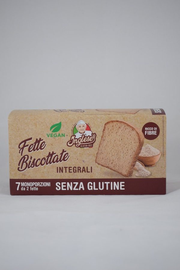 Fette biscottate integrali senza lattosio vegan gr 200 Inglese