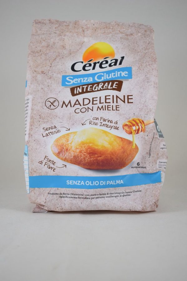 MADELEINE INTEGRALE CON MIELE SENZA LATTOSIO GR. 28X6 CEREAL
