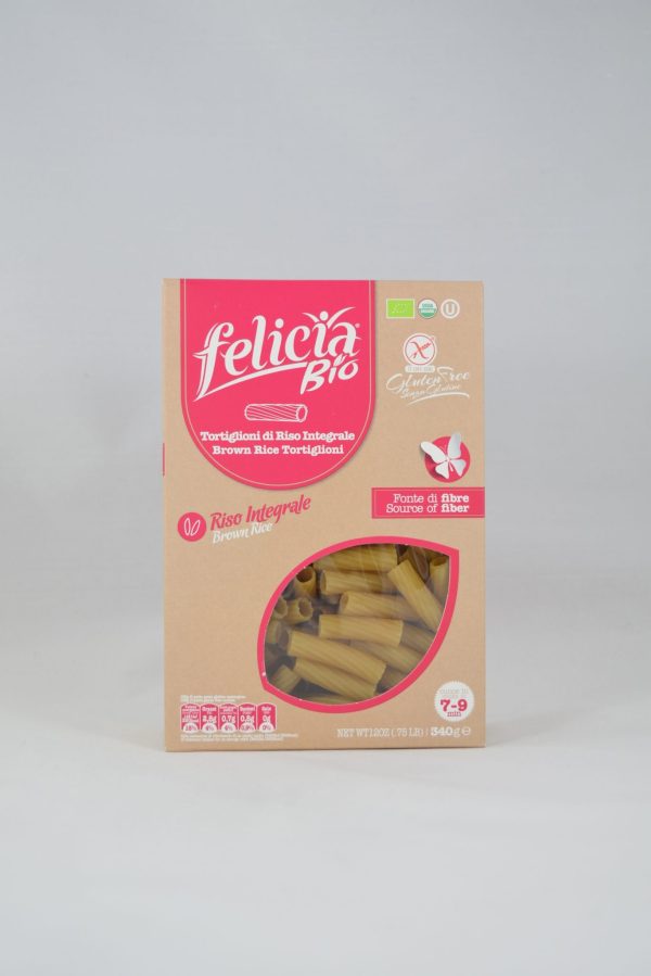 Tortiglioni di riso integrale gr 340 Felicia