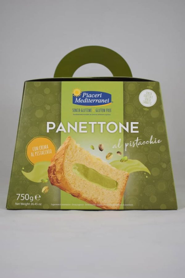 Panettone con Crema al Pistacchio