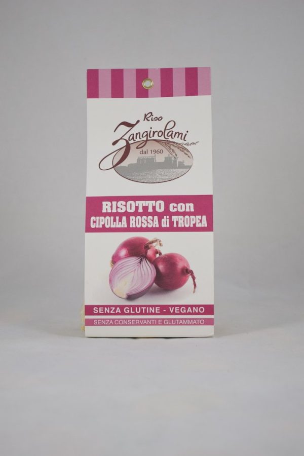 RISOTTO CON CIPOLLA DI TROPEA SENZA LATTE GR. 180 ZANGIROLAMI