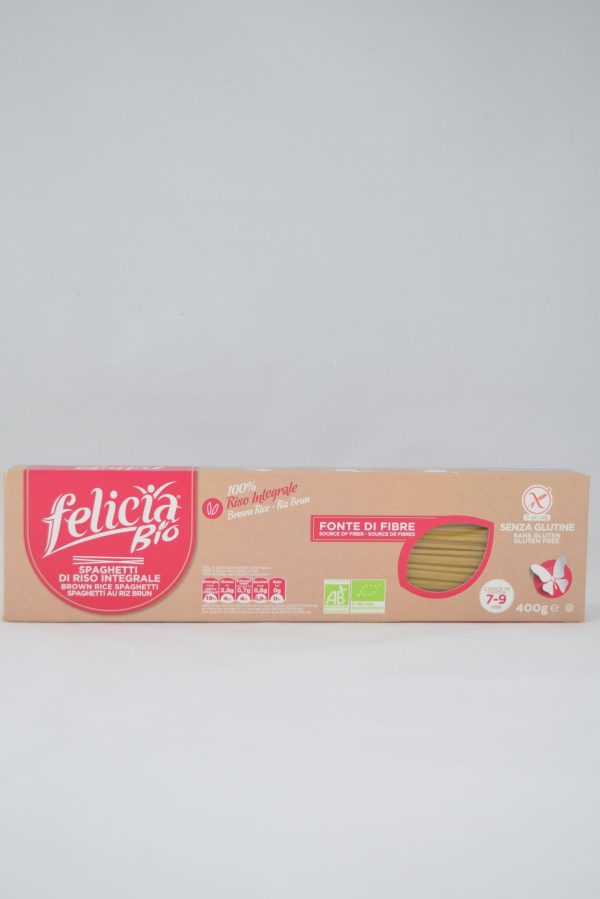 SPAGHETTI DI RISO INTEGRALE GR. 400 FELICIA