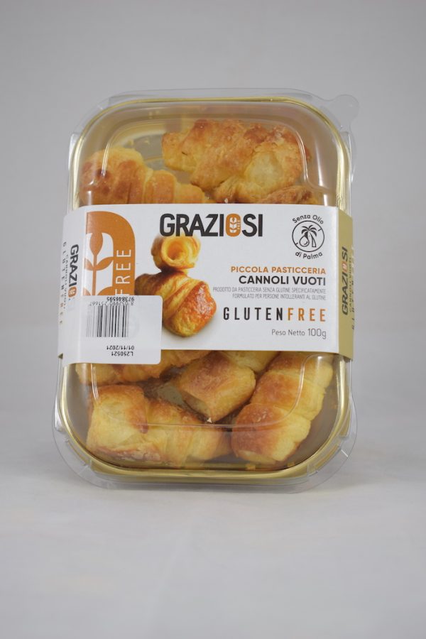 CANNOLI VUOTI GR. 100 LABORATORIO GRAZIOSI