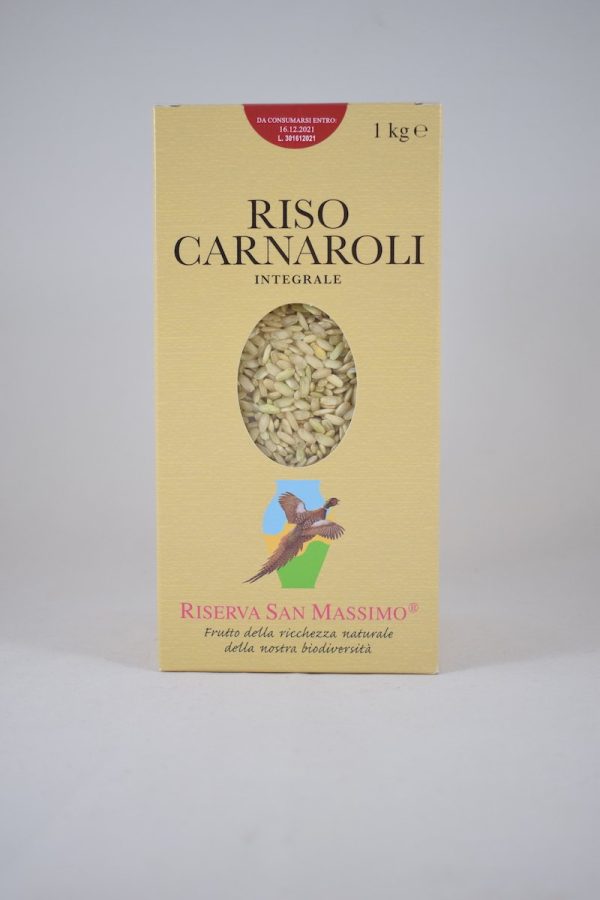 RISO CARNAROLI INTEGRALE KG.1 RISERVA SAN MASSIMO