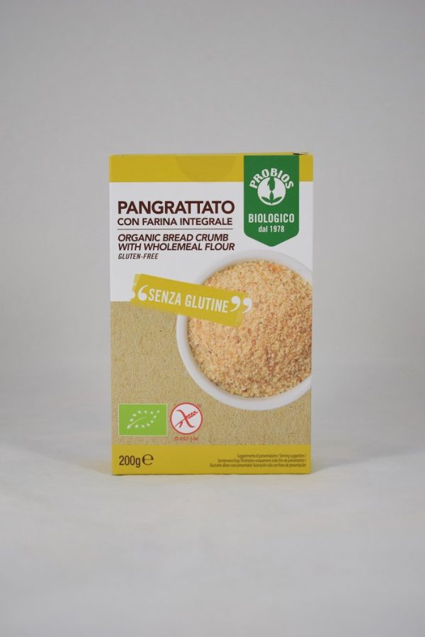 PANGRATTATO CON FARINA INTEGRALE BIO GR.200 PROBIOS
