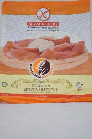 Piadina senza lattosio gr 125x2 Riccione Piadina