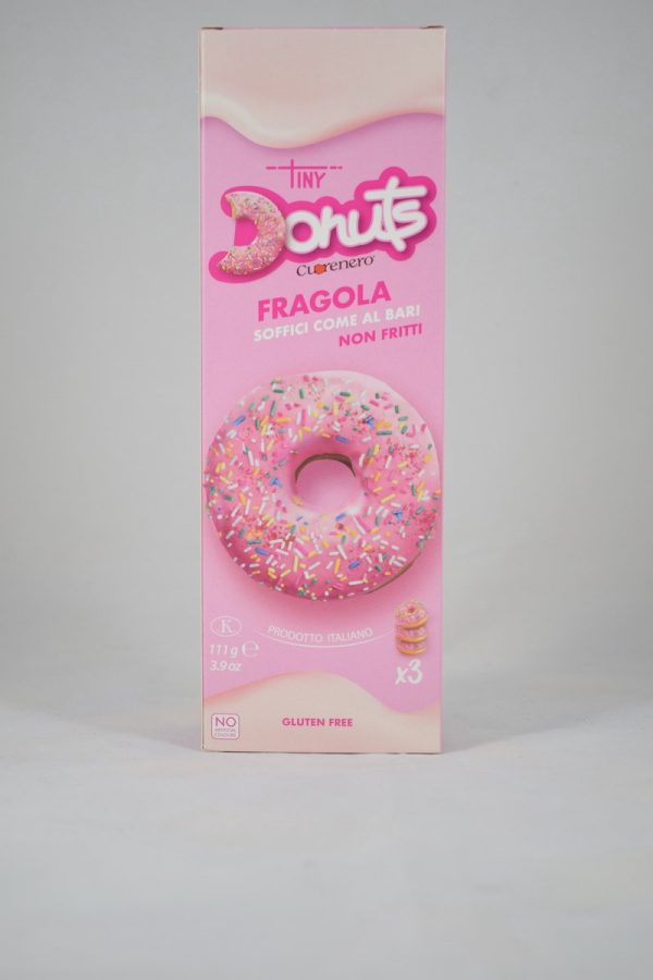 DONUTS ALLA FRAGOLA GR. 37X3 CUORENERO