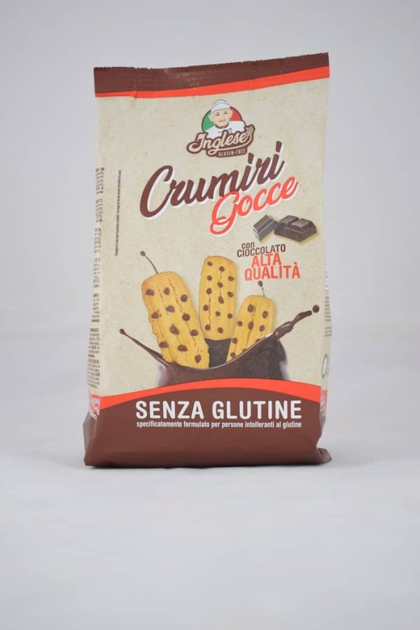 Biscotti crumiri con gocce di cioccolato gr 300 Inglese