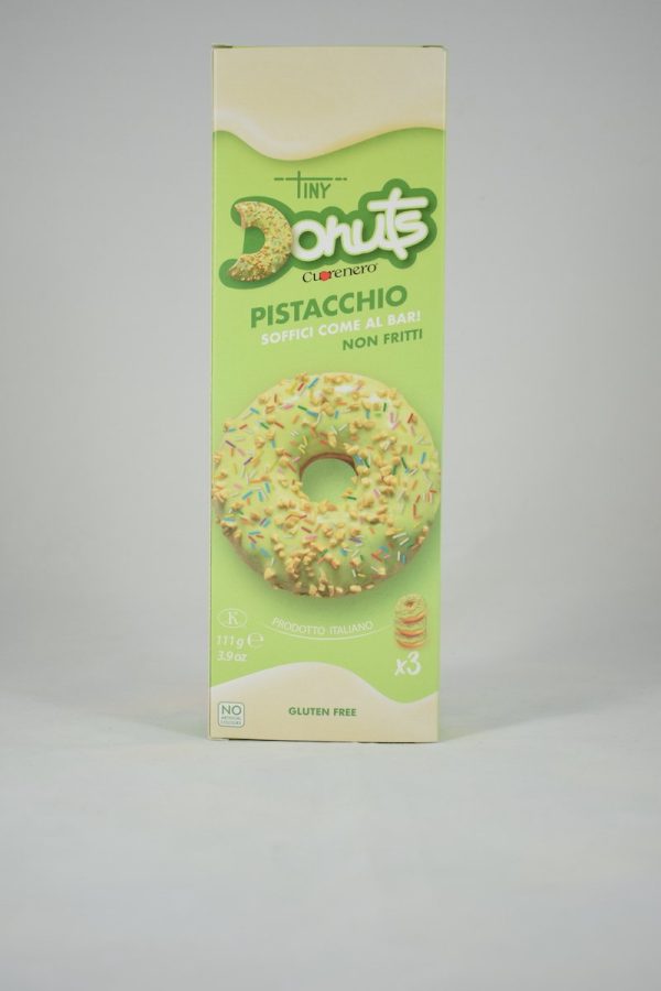 DONUTS AL PISTACCHIO GR.37X3 CUORENERO