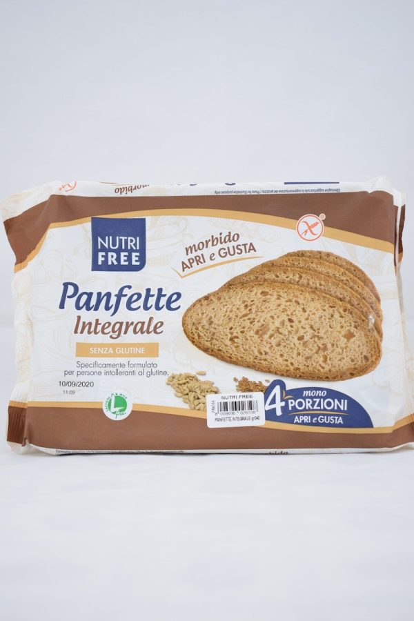 PANFETTE INTEGRALI SENZA LATTOSIO GR 75X4 PZ NUTRIFREE
