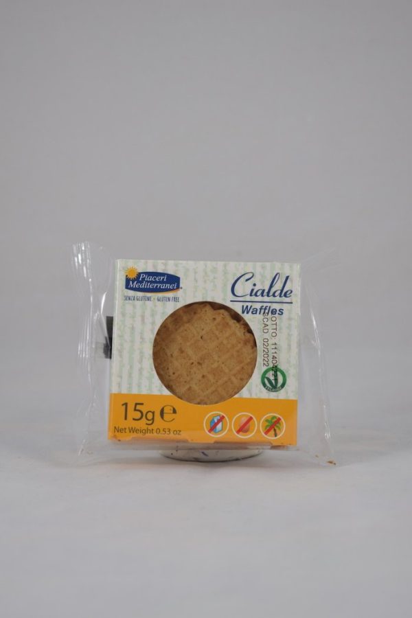 CIALDE WAFFLE VEGAN GR.15 PIACERI MEDITERRANEI
