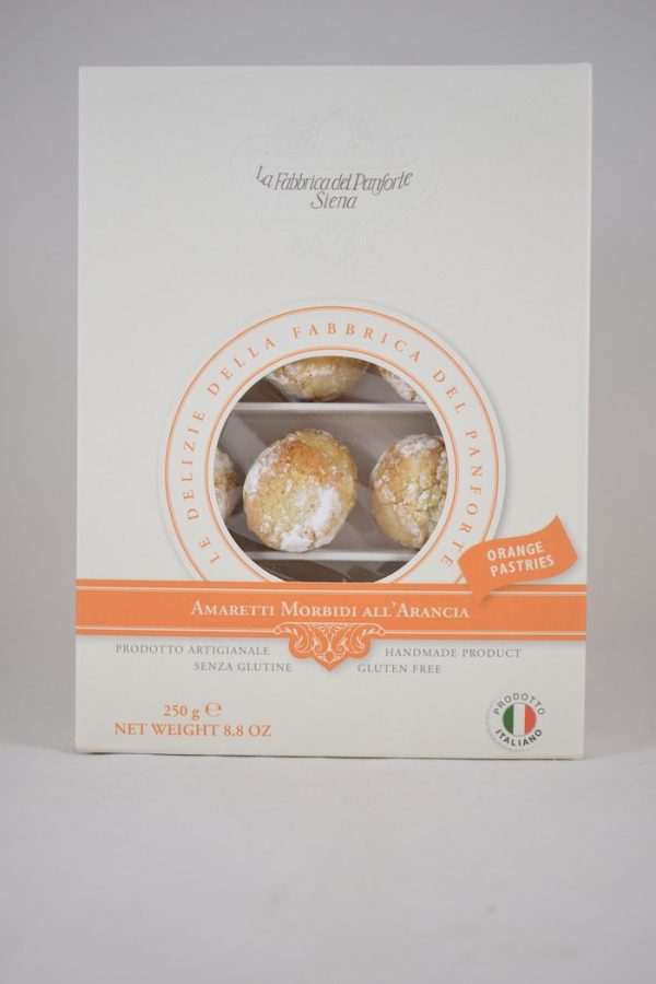 AMARETTI MORBIDI ALL'ARANCIA GR. 250 LA FABBRICA DEL PANFORTE