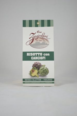RISOTTO CON CARCIOFI SENZA LATTE GR.180 ZANGIROLAMI