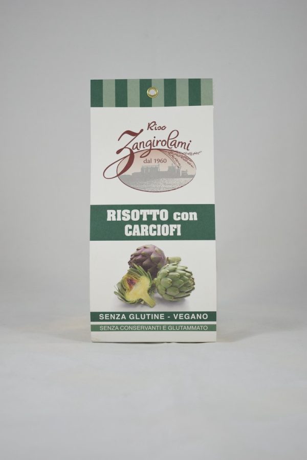 RISOTTO CON CARCIOFI SENZA LATTE GR.180 ZANGIROLAMI