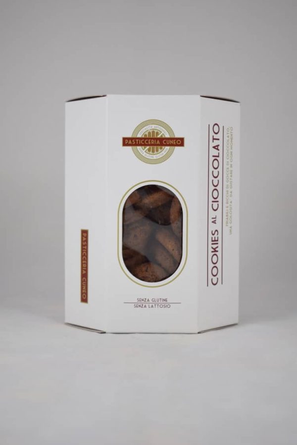 Cookies al cioccolato senza lattosio gr 200 Pasticceria Cuneo