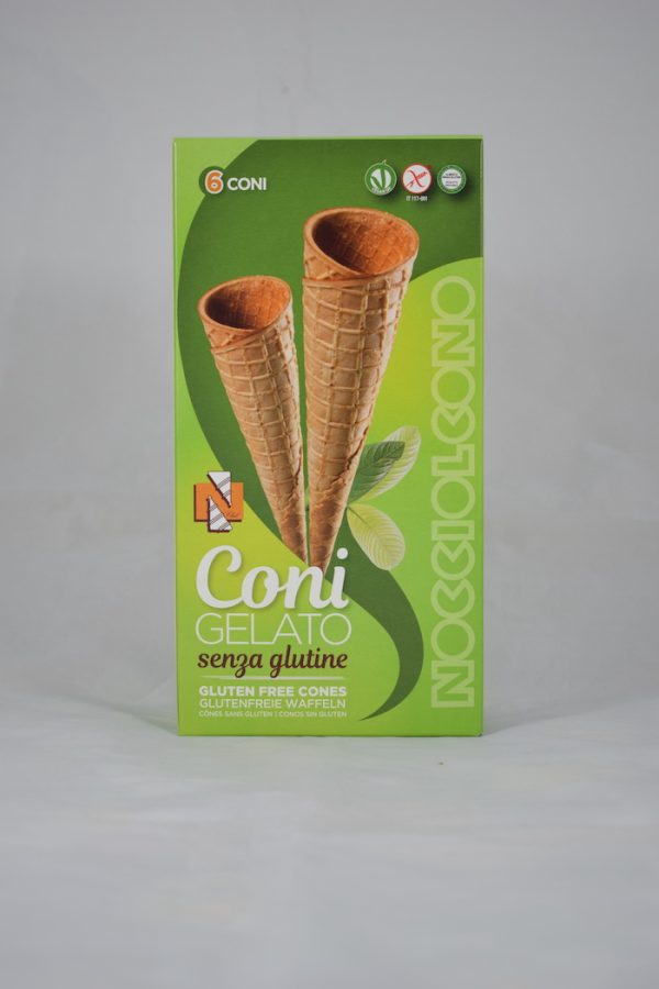 6 CONI VEGAN GR.108 NOCCIOLCONO