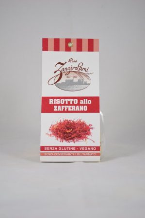 RISOTTO ALLO ZAFFERANO SENZA LATTE GR. 180 ZANGIROLAMI