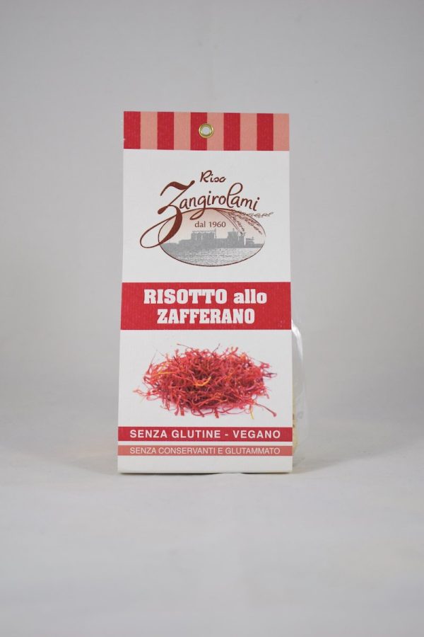 RISOTTO ALLO ZAFFERANO SENZA LATTE GR. 180 ZANGIROLAMI