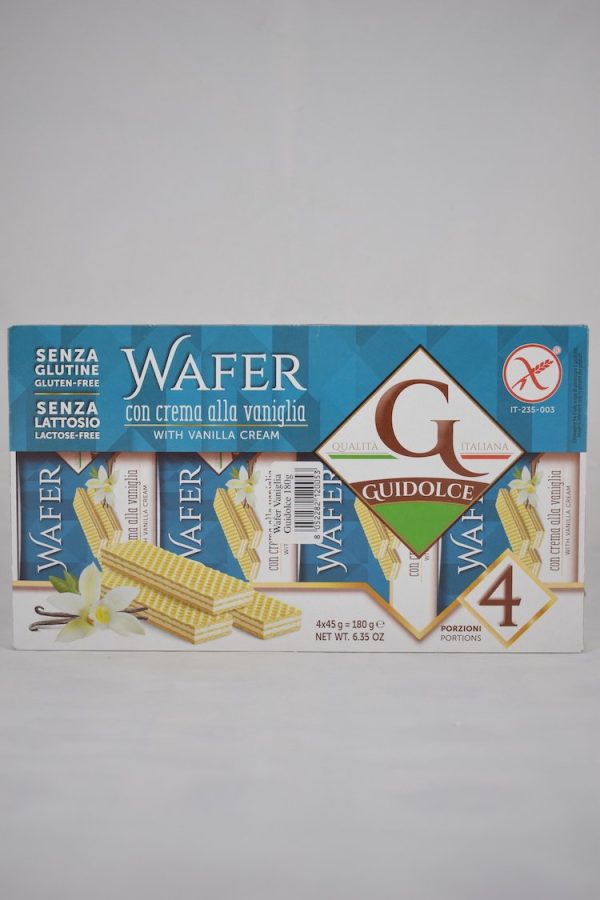 WAFER CREMA DI VANIGLIA GR. 45X4 SENZA LATTOSIO GUIDOLCE