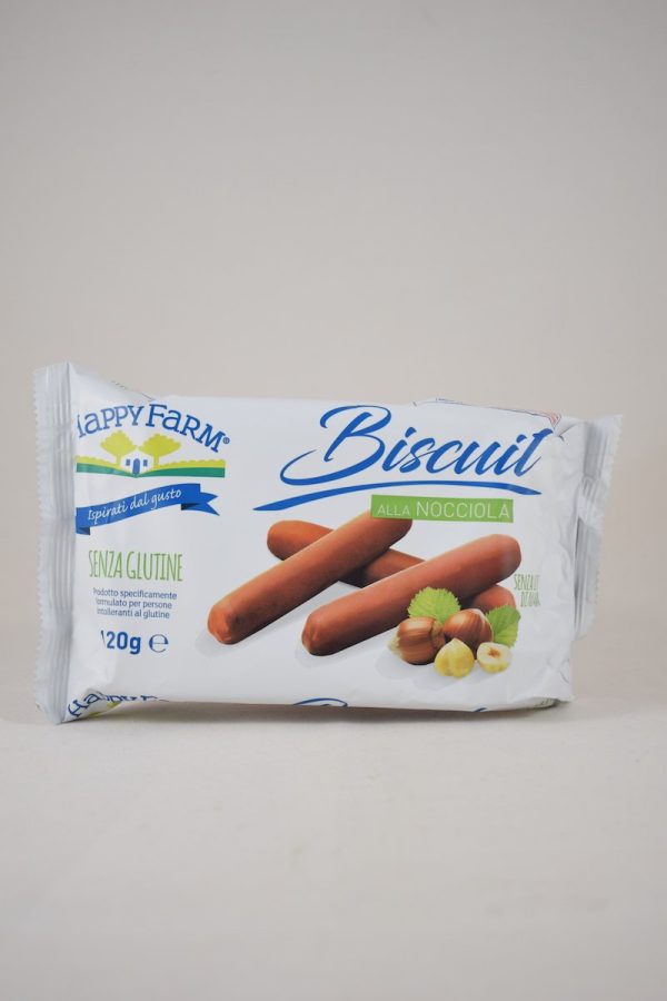 Biscuit alla nocciola gr 120 Happyfarm