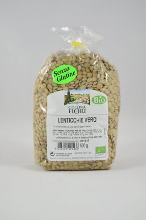 LENTICCHIE VERDI PICCOLE BIO GR. 500 LA COLLINA DEI FIORI