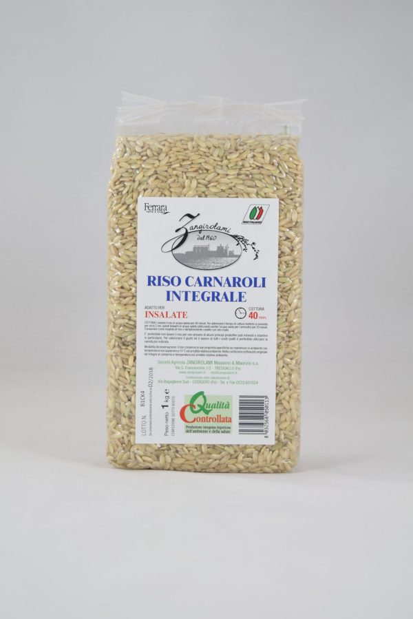 RISO CARNAROLI INTEGRALE KG. 1 ZANGIROLAMI