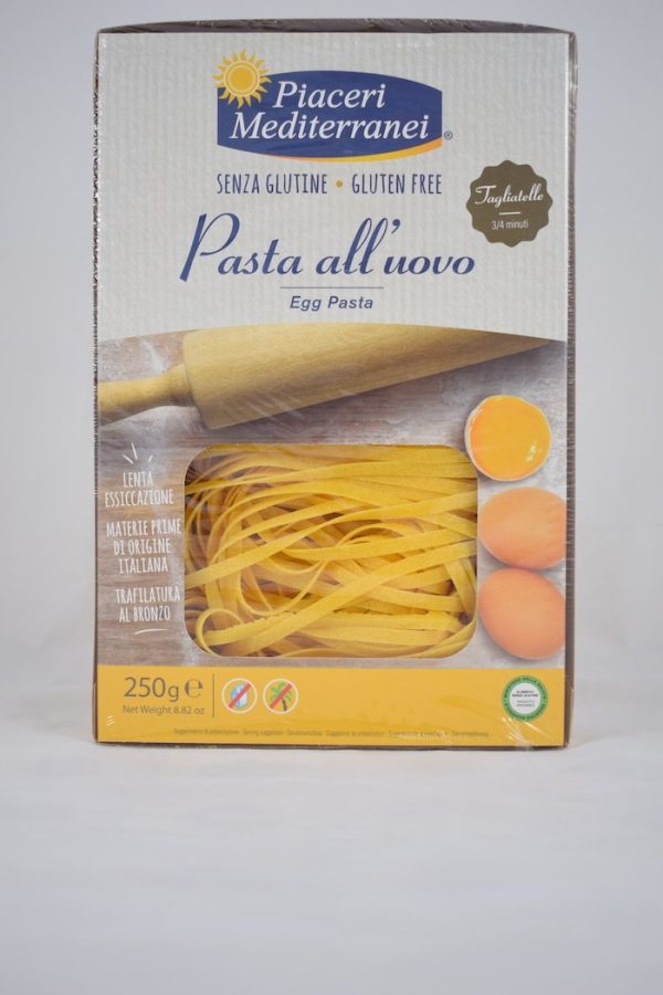 TAGLIATELLE ALL'UOVO GR.250 PIACERI MEDITERRANEI