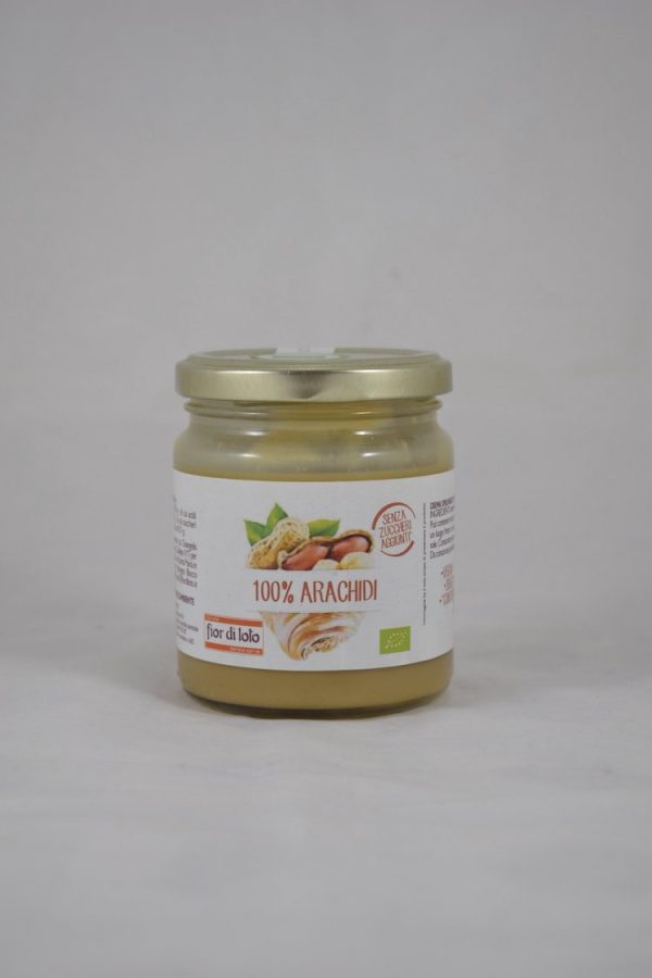 CREMA 100% ARACHIDI BIO GR.200 FIOR DI LOTO
