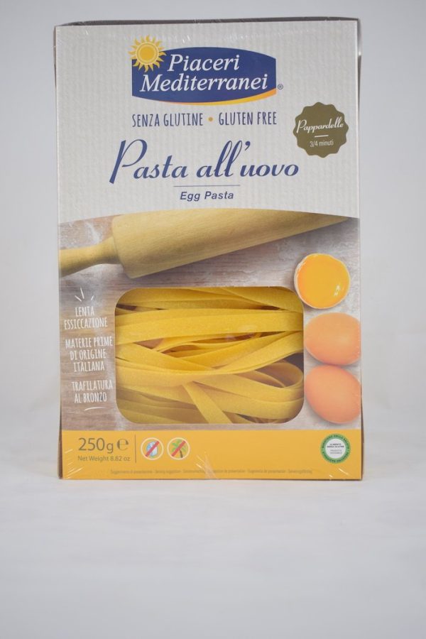 PAPPARDELLE ALL'UOVO GR.250 PIACERI MEDITERRANEI