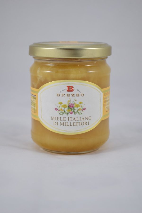 MIELE DI MILLEFIORI GR.250 APICOLTURA BREZZO