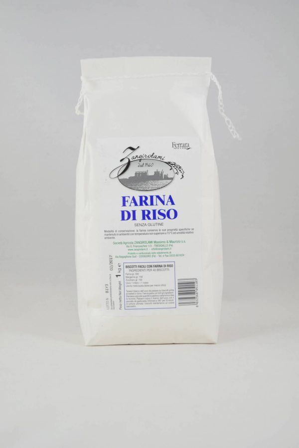 Farina di riso kg 1 Zangirolami